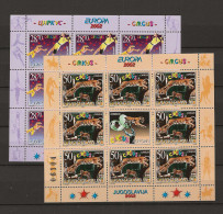 2002 MNH Yugoslavia Sheets Postfris** - 2002