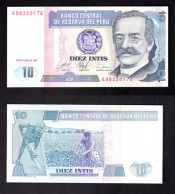 PERU' 10 INTIS 1987 PIK 129 FDS - Perú