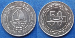 BAHRAIN - 50 Fils AH1426 2005AD KM# 25.1 Hamed Bin Isa (1999) - Edelweiss Coins - Bahreïn