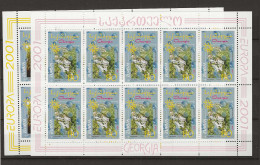 2001 MNH Georgia Sheets Postfris** - 2001