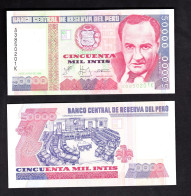 PERU' 50000 INTIS 1988 PIK 142 FDS - Peru