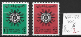 IRAQ 451-52 ** Côte 6 € - Iraq