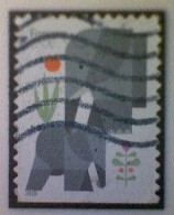 United States, Scott #5714, Used(o) Booklet, 2022, Elephants, (60¢) Forever - Gebraucht