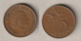 00175) Niederlande, 5 Cent 1965 - 1948-1980 : Juliana