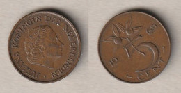 00169) Niederlande, 5 Cent 1969 - 1948-1980 : Juliana