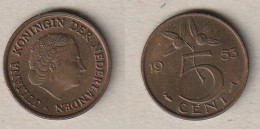 00177) Niederlande, 5 Cent 1953 - 1948-1980 : Juliana