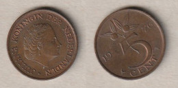 00164) Niederlande, 5 Cent 1976 - 1948-1980 : Juliana