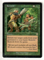 MAGIC The GATHERING  "Restock"---INVASION (MTG--161-7) - Green Cards