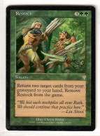 MAGIC The GATHERING  "Restock"---INVASION (MTG--161-7) - Carte Verdi