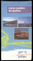 Carte Routière Du Québec - 12 X 24 Cm - 1989 - Cartes Routières