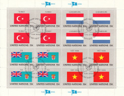 UNITED NATIONS New York 348-351,used - Blocs-feuillets