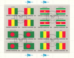 UNITED NATIONS New York 352-355,used - Blocks & Sheetlets