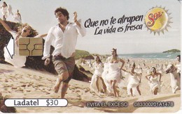 TARJETA DE MEXICO DE CERVEZA SOL  (BEER) - Reclame