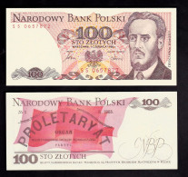 POLONIA  100 ZLOTYCH 1986 PIK 143E FDS - Poland