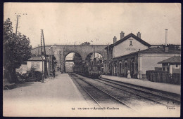 +++ CPA - France 94 - La Gare D' ARCUEIL CACHAN - Train  // - Cachan