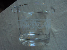 Vintage - Seau à Glaçons En Verre France - Glas & Kristal