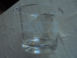 Vintage - Seau à Glaçons En Verre France - Glass & Crystal