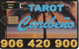 CP-233 TARJETA DE ESPAÑA DE TAROT CARIBEÑO DE TIRADA 4000 - Conmemorativas Y Publicitarias