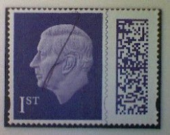 Great Britain, Scott #KC2, Used(o), 2023, King Charles III Definitive, 1st-Matrix - Unclassified