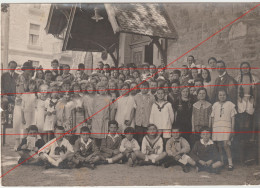 7500 Photo 16,5 X 11,5 Groupe D'enfants Paroisse Du Petit Saconnex GENEVE Eglise Protestatnte - Europe