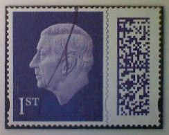 Great Britain, Scott #KC2, Used(o), 2023, King Charles III Definitive, 1st-Matrix - Unclassified