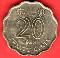 Hong Kong - 1998 - 20 Cents - SPL/XF - Come Da Foto - Hong Kong