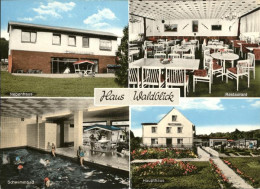 41272595 Schoenbach Dillkreis Haus Waldblick Haupthaus Schwimmbad Schoenbach - Herborn