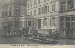 Luxembourg - Luxemburg - REMICH -  REMICH A.d. MOSEL - ÜBERSCHWEMMUNG DES MARKTPLATZES Am  21.01.1910 - Remich