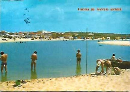 Portugal & Marcofilia, Lagoa De Santo André, Santiago Do Cacém A Almada 1982 (2090) - Storia Postale