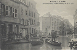 Luxembourg - Luxemburg - REMICH -   REMICH A.d. MOSEL - ÜBERSCHWEMMUNG DES MARKTPLATZES Am  21.01.1910 - Remich