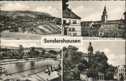 41271718 Sondershausen Thueringen Schiefer Turm Frauenberg Bergbad Sonnenblick S - Sondershausen