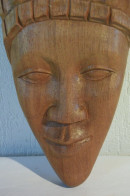 C31 Ancien Masque Africain En Bois Tribal - African Art