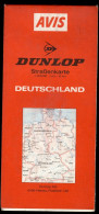 Deutschland - Dunlop-Strassenkarte  - 11 X 23 Cm - Strassenkarten