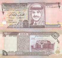 Jordan 1/2 Dinar 1993 P-23 UNC. - Jordan