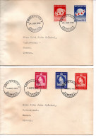 DENMARK 1959 -  3 Cover Posted To Samos Greece - Lettres & Documents