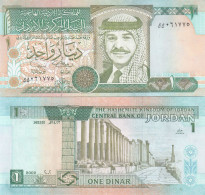 Jordan 1 Dinar 2002 P-29 UNC - Giordania