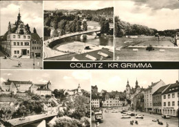 41270526 Colditz Rathaus Bruecke Waldbad Schloss Marktplatz Colditz - Colditz