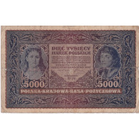 Pologne, 5000 Marek, 1920, 1920-02-07, KM:31, B - Polen