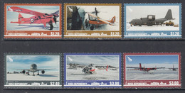2018 Ross Dependency Aviation Aircraft  Complete Set Of 6 MNH @ BELOW FACE VALUE - Unused Stamps