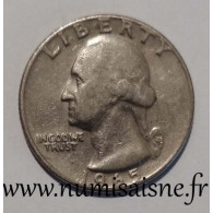 ETATS UNIS - KM A 164 A - 1/4 DOLLAR 1965 - Philadelphie - GEORGE WASHINGTON - TB - 1932-1998: Washington