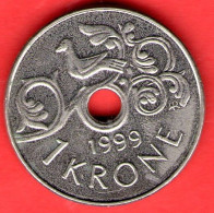 Norvegia - Norway - Norge - 1999 - 1 Krone - QFDC/aUNC - Come Da Foto - Norvegia