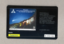 ITALIA :  Tessera Filatelica - 800 Anni Del Presepe Di Greccio -  Del  2.12.2023 - Cartes Philatéliques