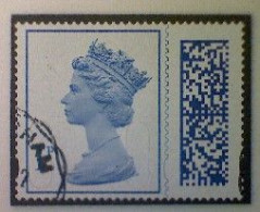 Great Britain, Scott MH507, Used (o), 2022 Matrix Machin, Queen Elizabeth II, 5p, Blue Violet - Machins