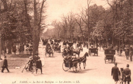 21263  PARIS    Le Bois De Boulogne  Les Acacias ( Belle Animation  Calèches)     (2 Scans) - Arrondissement: 17