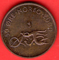 Norvegia - Norway - Norge - 2000 - 50 Øre - QFDC/aUNC - Come Da Foto - Norvège