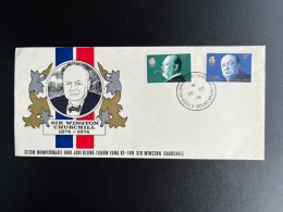 BRUNEI 1974 FDC WINSTON CHURCHILL 30-11-1974 - Brunei (...-1984)