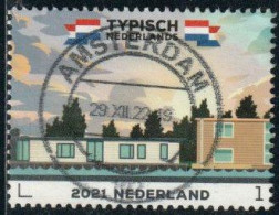 Pays-Bas 2021 Yv. N°3939 - Maisons Péniches - Oblitéré - Used Stamps