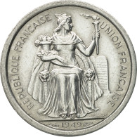 Monnaie, Nouvelle-Calédonie, Franc, 1949, Paris, TTB+, Aluminium, KM:2 - Nieuw-Caledonië