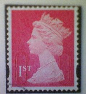 Great Britain, Scott #MH426, Used(o), 2021, Machin: Queen Elizabeth II, 1st, Royal Mail Red - Machins