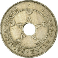 Monnaie, Congo Belge, 10 Centimes, 1911, Heaton, TTB, Copper-nickel, KM:18 - 1910-1934: Albert I.